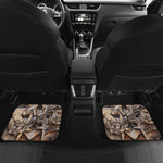 Freemasonry Emblem Print Front and Back Car Floor Mats