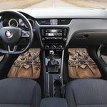 Freemasonry Emblem Print Front Car Floor Mats