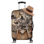 Freemasonry Emblem Print Luggage Cover