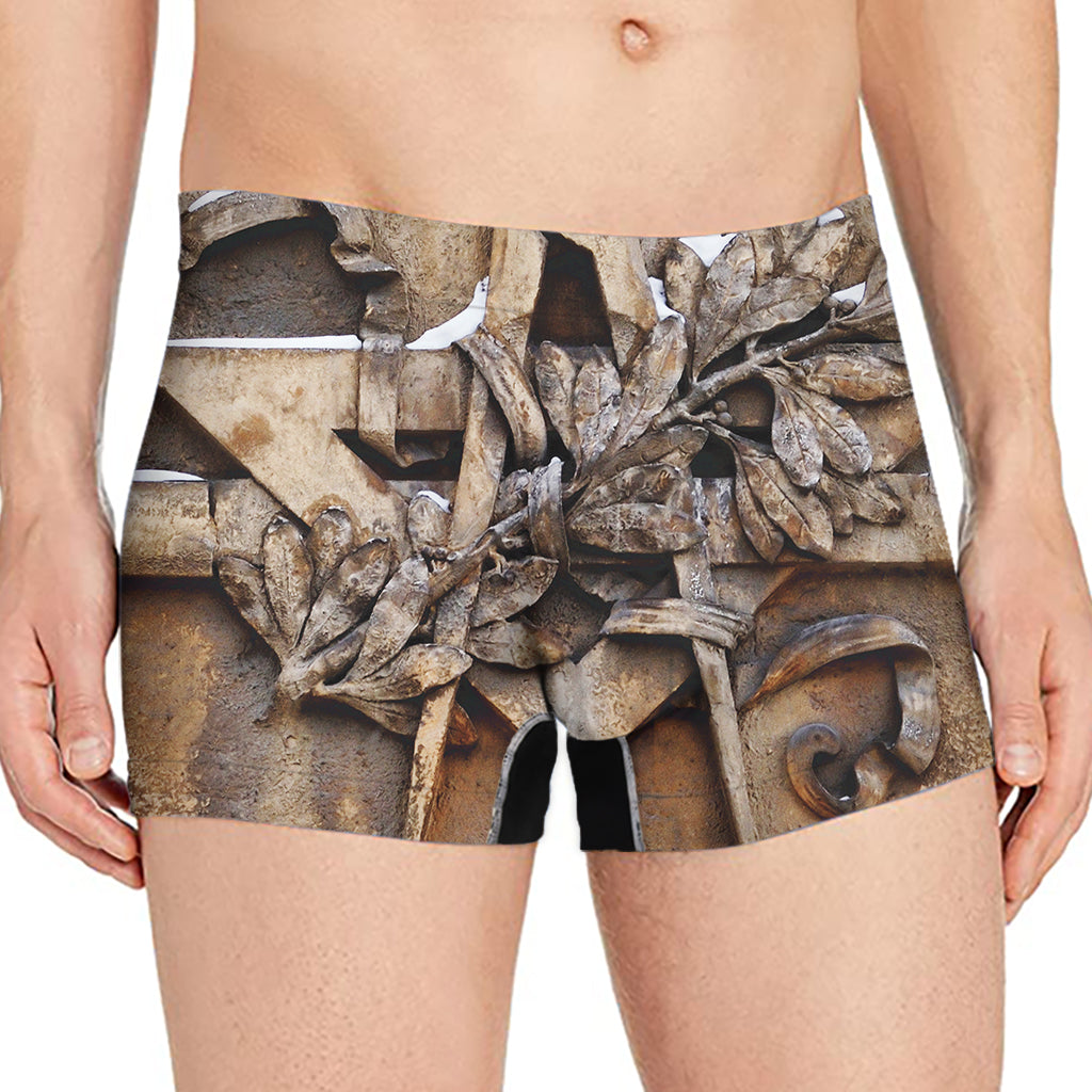 Freemasonry Emblem Print Men's Boxer Briefs