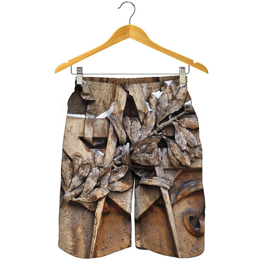 Freemasonry Emblem Print Men's Shorts