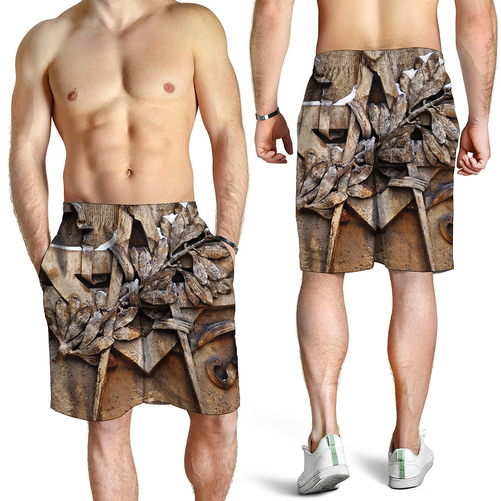 Freemasonry Emblem Print Men's Shorts