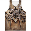 Freemasonry Emblem Print Men's Tank Top