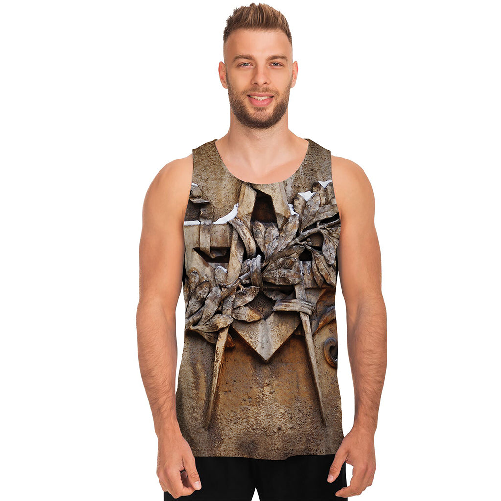 Freemasonry Emblem Print Men's Tank Top