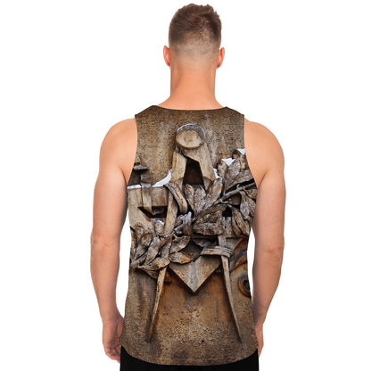 Freemasonry Emblem Print Men's Tank Top