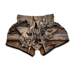 Freemasonry Emblem Print Muay Thai Boxing Shorts