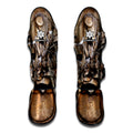 Freemasonry Emblem Print Muay Thai Shin Guards