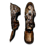 Freemasonry Emblem Print Muay Thai Shin Guard