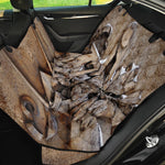 Freemasonry Emblem Print Pet Car Back Seat Cover