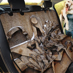 Freemasonry Emblem Print Pet Car Back Seat Cover