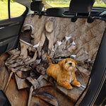 Freemasonry Emblem Print Pet Car Back Seat Cover