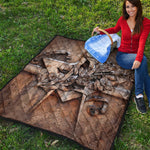 Freemasonry Emblem Print Quilt