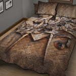 Freemasonry Emblem Print Quilt Bed Set