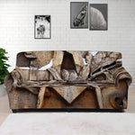 Freemasonry Emblem Print Sofa Cover