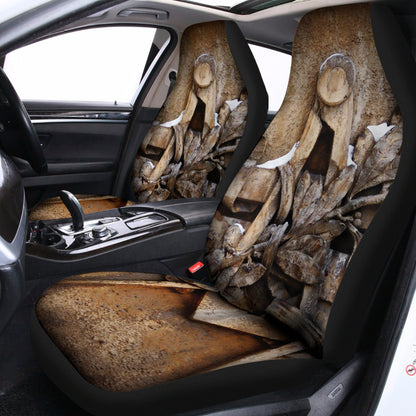 Freemasonry Emblem Print Universal Fit Car Seat Covers