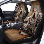 Freemasonry Emblem Print Universal Fit Car Seat Covers