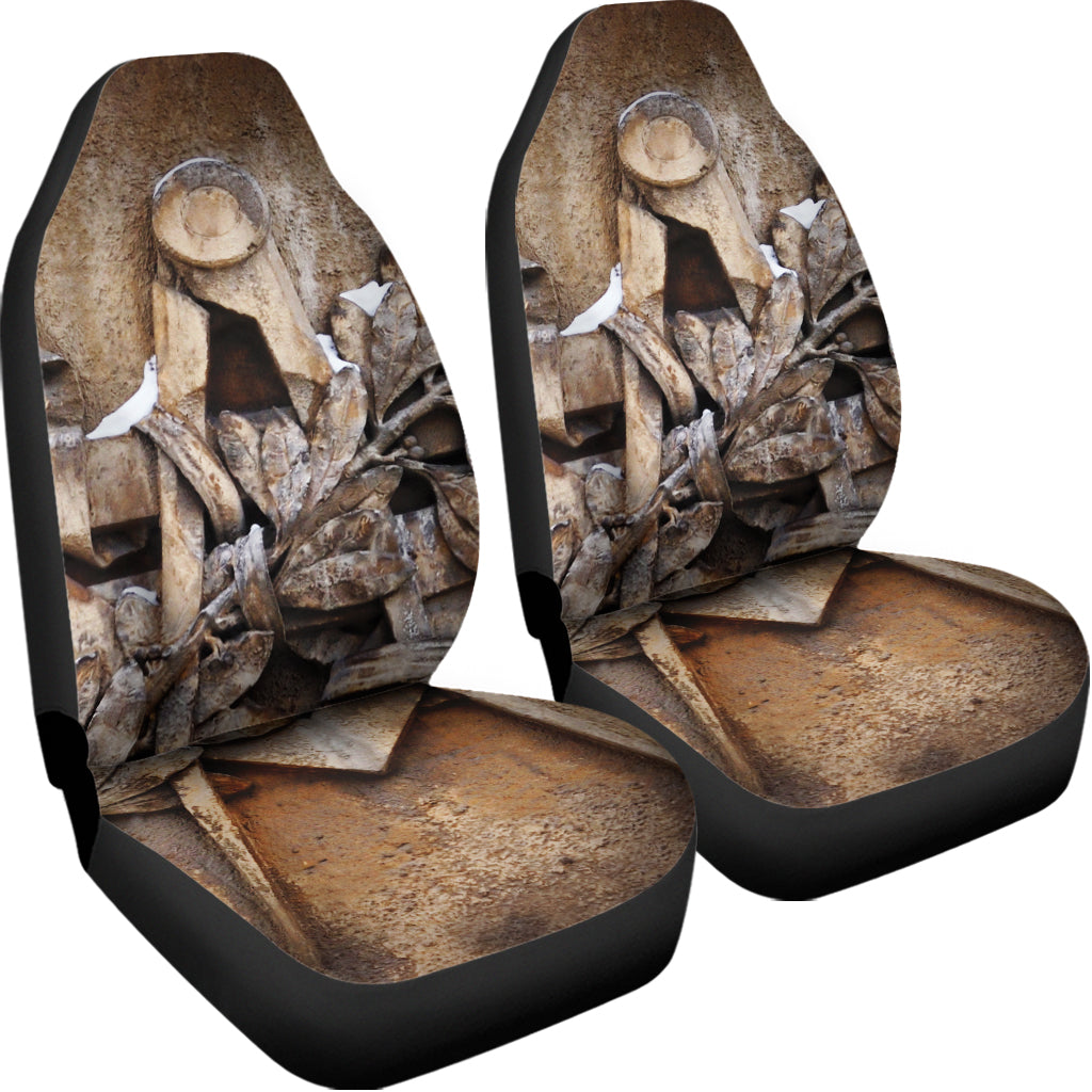 Freemasonry Emblem Print Universal Fit Car Seat Covers