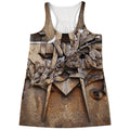 Freemasonry Emblem Print Women's Racerback Tank Top
