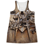 Freemasonry Emblem Print Women's Racerback Tank Top