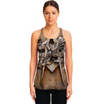 Freemasonry Emblem Print Women's Racerback Tank Top