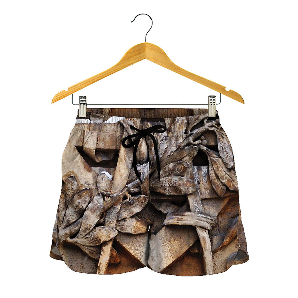 Freemasonry Emblem Print Women's Shorts