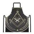 Freemasonry Medal Print Apron