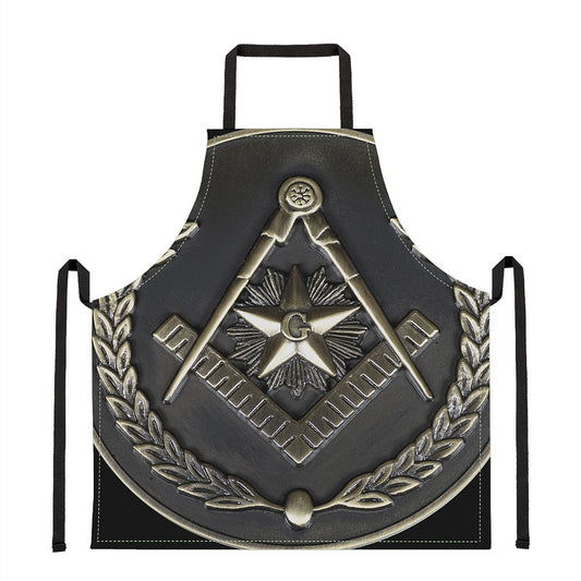 Freemasonry Medal Print Apron