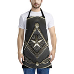 Freemasonry Medal Print Apron