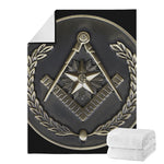 Freemasonry Medal Print Blanket