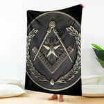 Freemasonry Medal Print Blanket