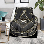 Freemasonry Medal Print Blanket