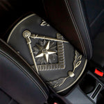 Freemasonry Medal Print Car Center Console Cover