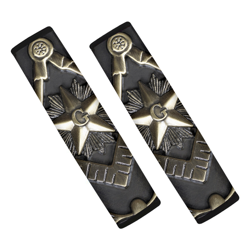 Freemasonry Medal Print Car Seat Belt Covers