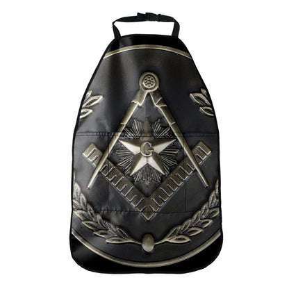 Freemasonry Medal Print Car Seat Organizers
