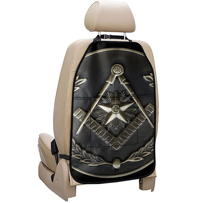 Freemasonry Medal Print Car Seat Organizers