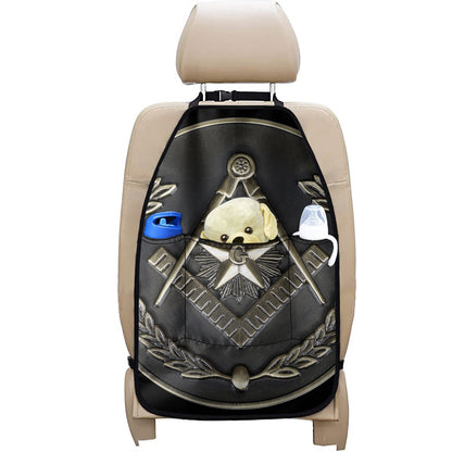 Freemasonry Medal Print Car Seat Organizers