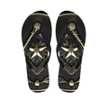 Freemasonry Medal Print Flip Flops