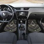 Freemasonry Medal Print Front and Back Car Floor Mats