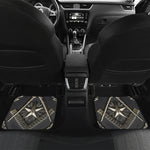 Freemasonry Medal Print Front and Back Car Floor Mats