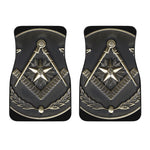 Freemasonry Medal Print Front Car Floor Mats