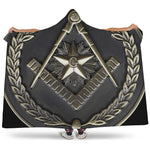 Freemasonry Medal Print Hooded Blanket