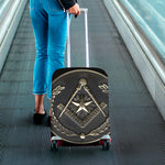Freemasonry Medal Print Luggage Cover