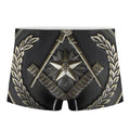 Freemasonry Medal Print Men's Boxer Briefs