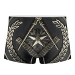 Freemasonry Medal Print Men's Boxer Briefs