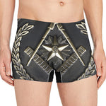 Freemasonry Medal Print Men's Boxer Briefs
