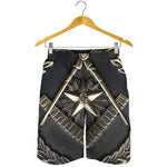 Freemasonry Medal Print Men's Shorts