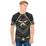 Freemasonry Medal Print Men's T-Shirt