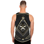 Freemasonry Medal Print Men's Tank Top