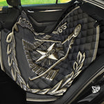 Freemasonry Medal Print Pet Car Back Seat Cover