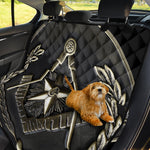 Freemasonry Medal Print Pet Car Back Seat Cover